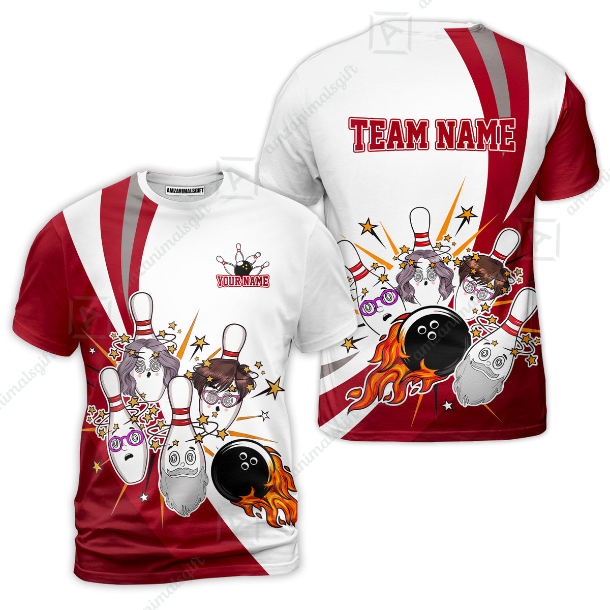 T-Shirt||Red