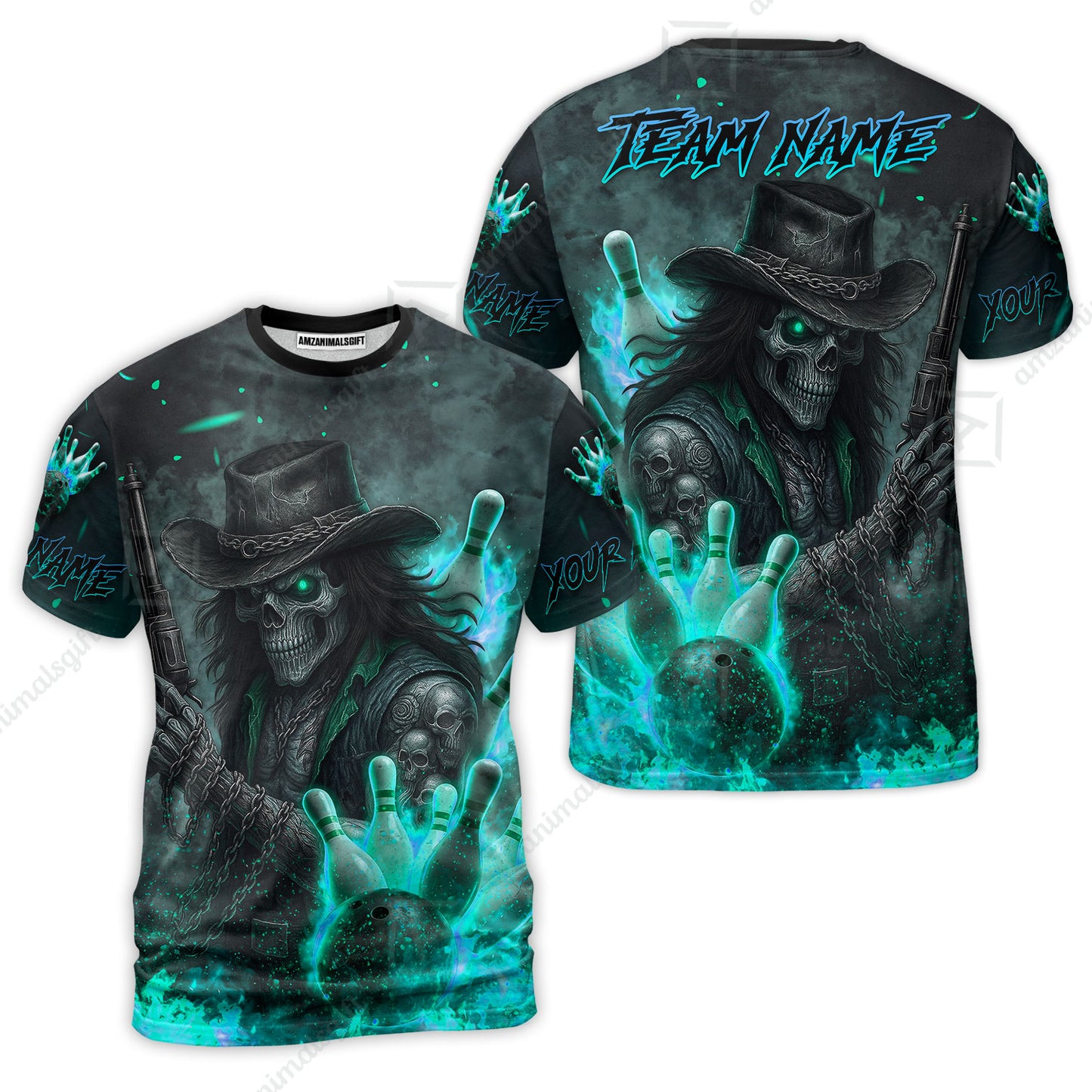 T-Shirt||Turquoise