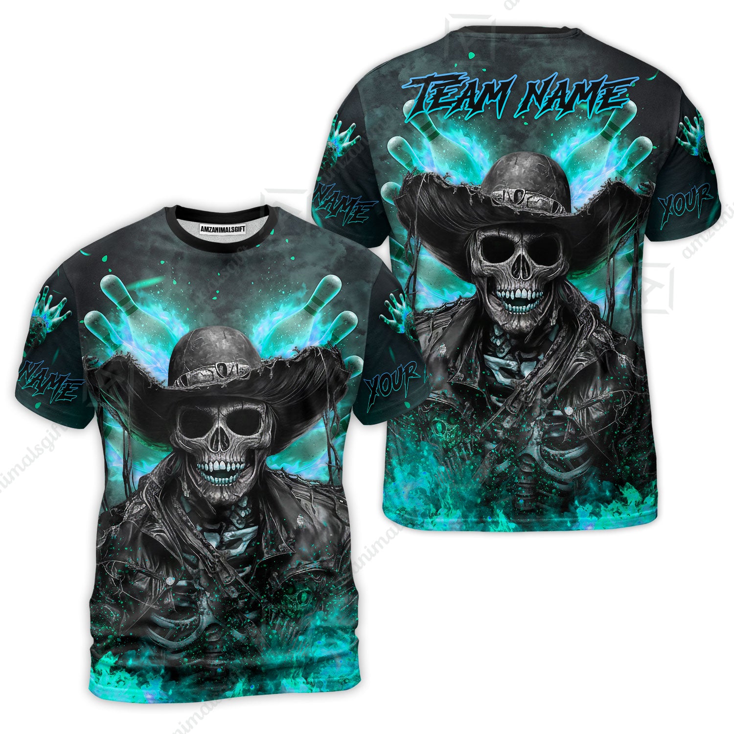 T-Shirt||Turquoise