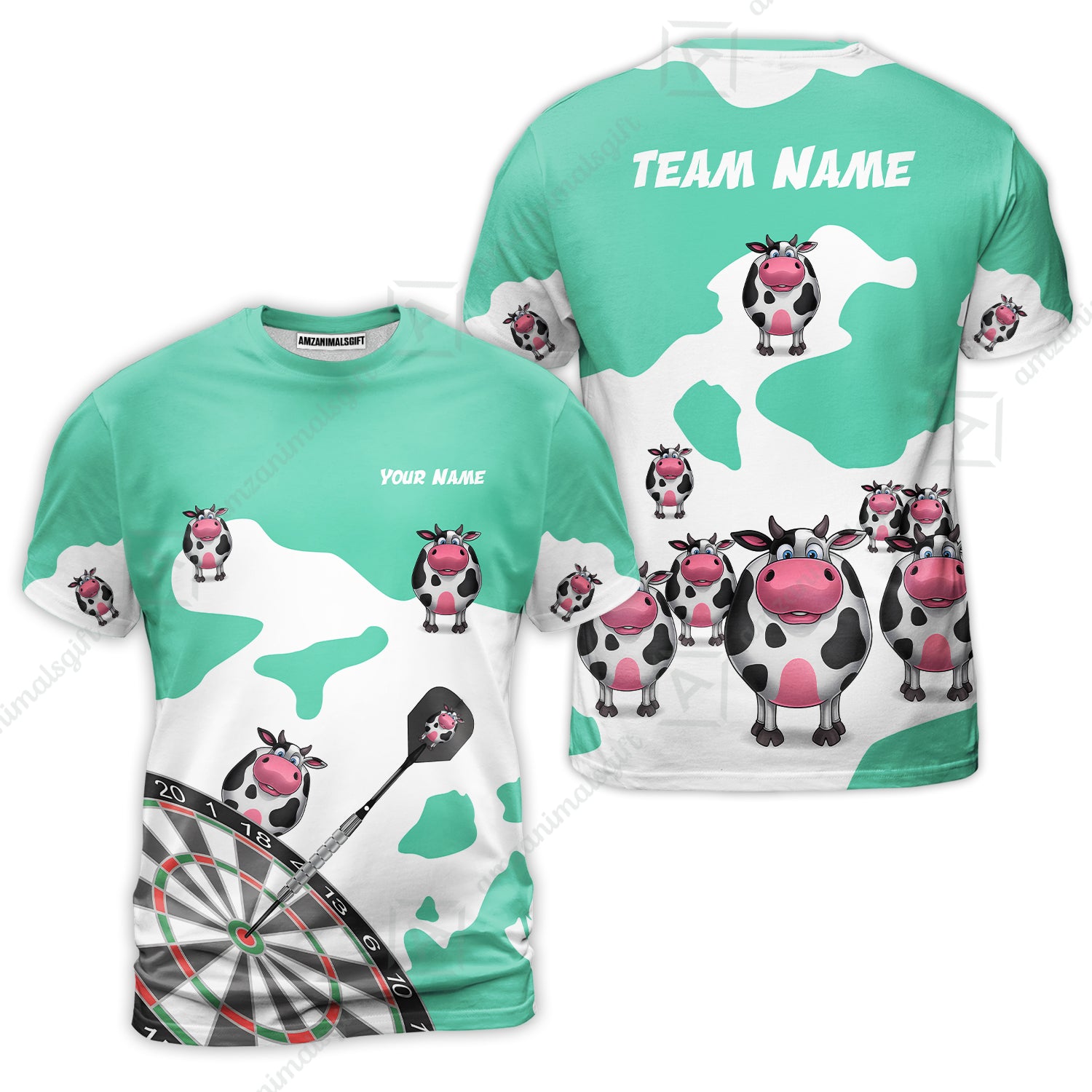 T-Shirt||Turquoise