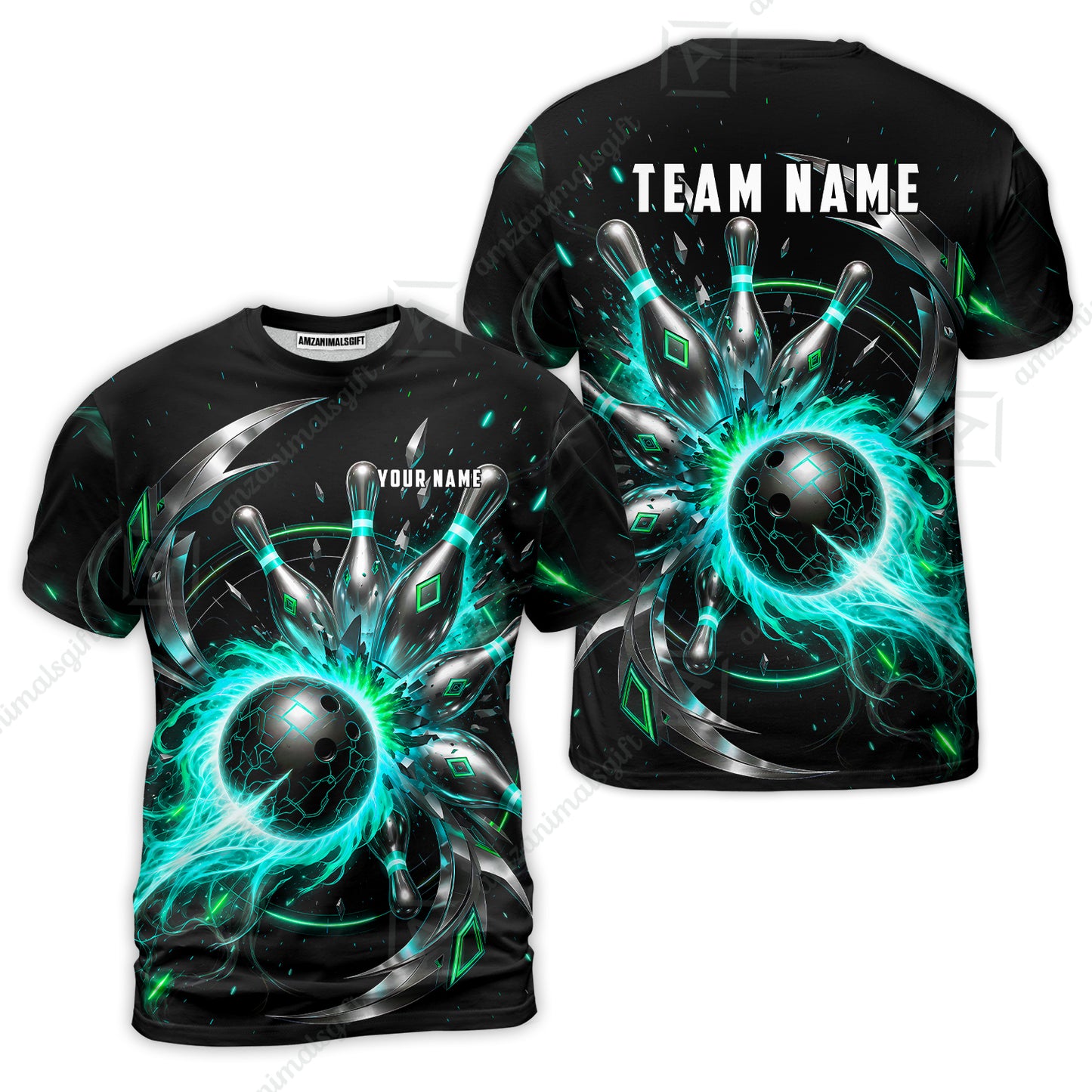 T-Shirt||Turquoise