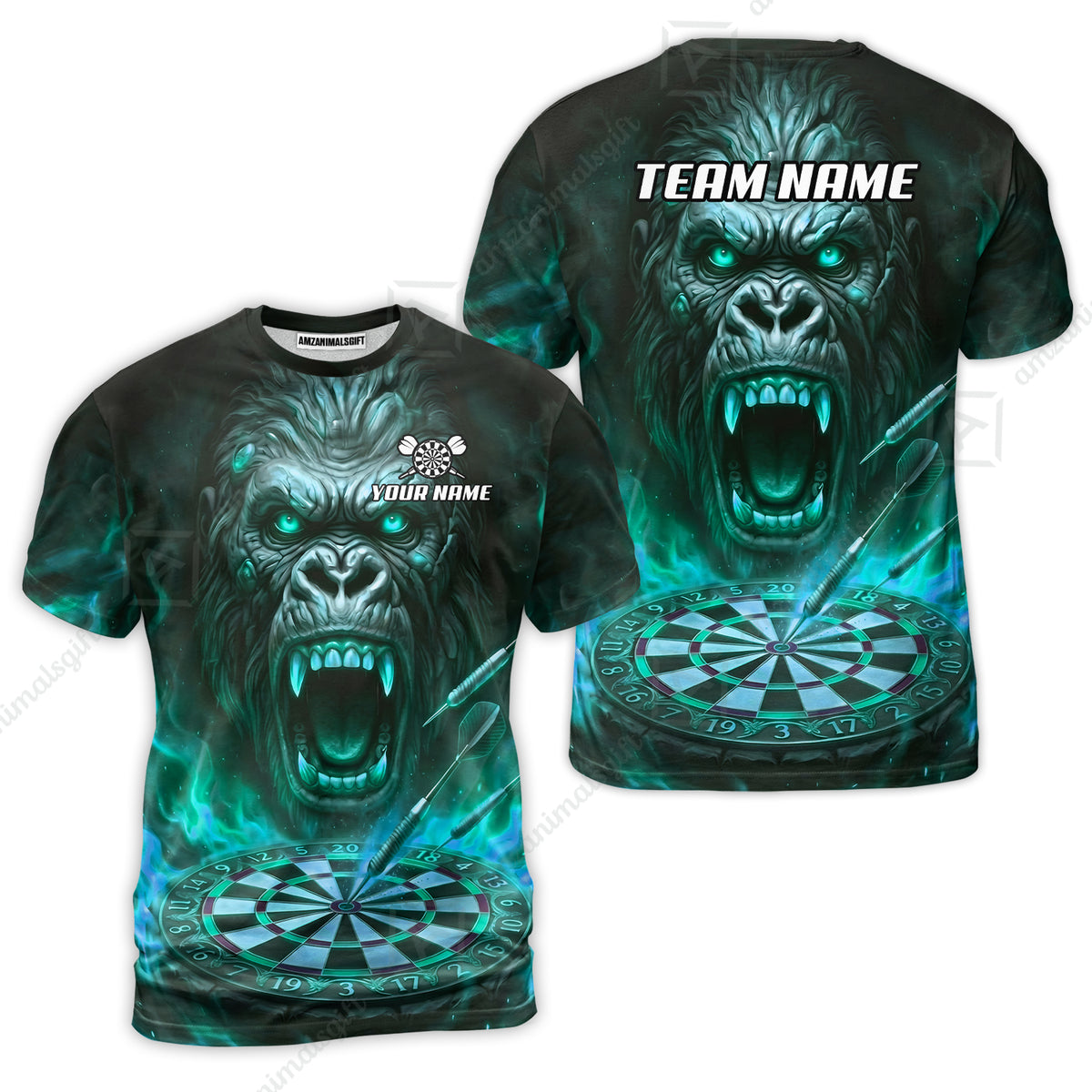 T-Shirt||Turquoise