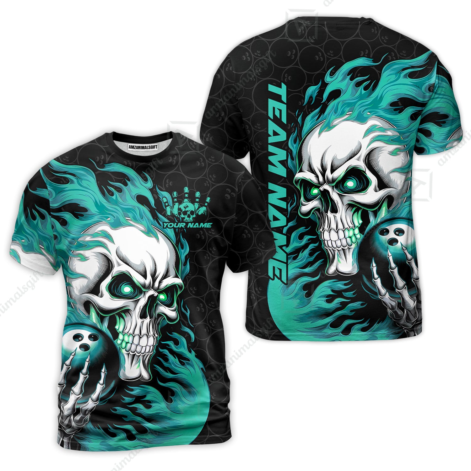 T-Shirt||Turquoise