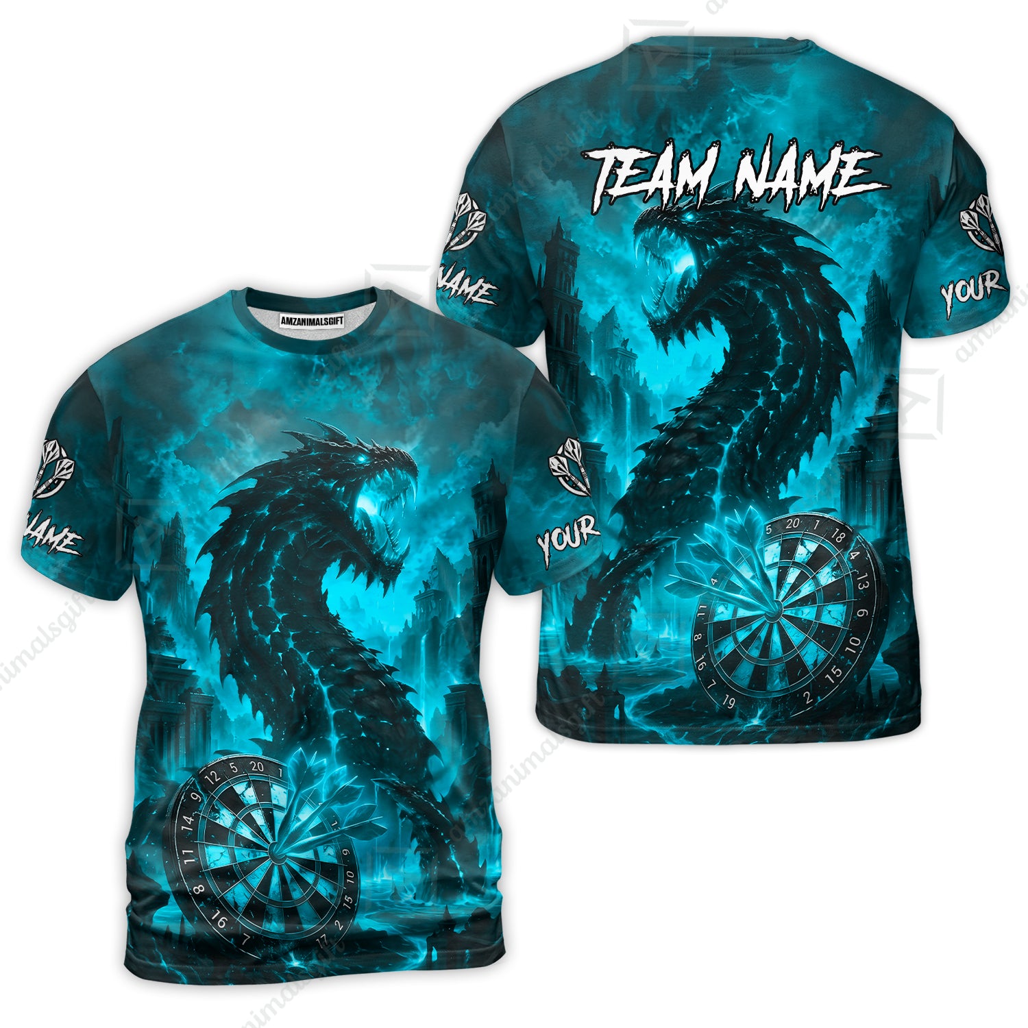 T-Shirt||Turquoise