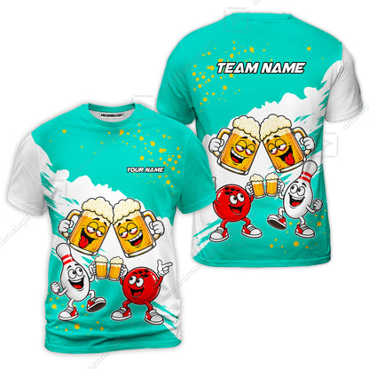 T-Shirt||Turquoise