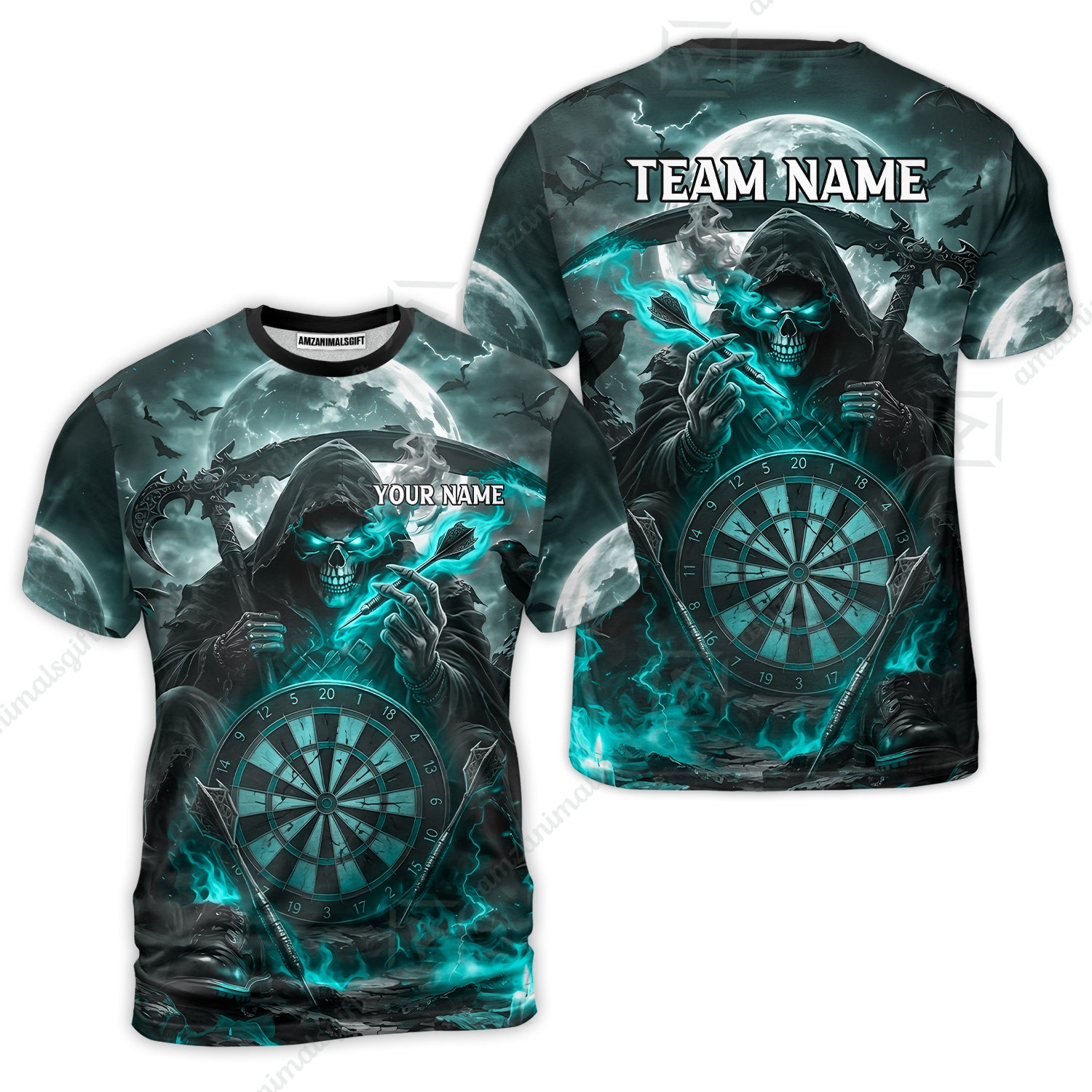 T-Shirt||Turquoise
