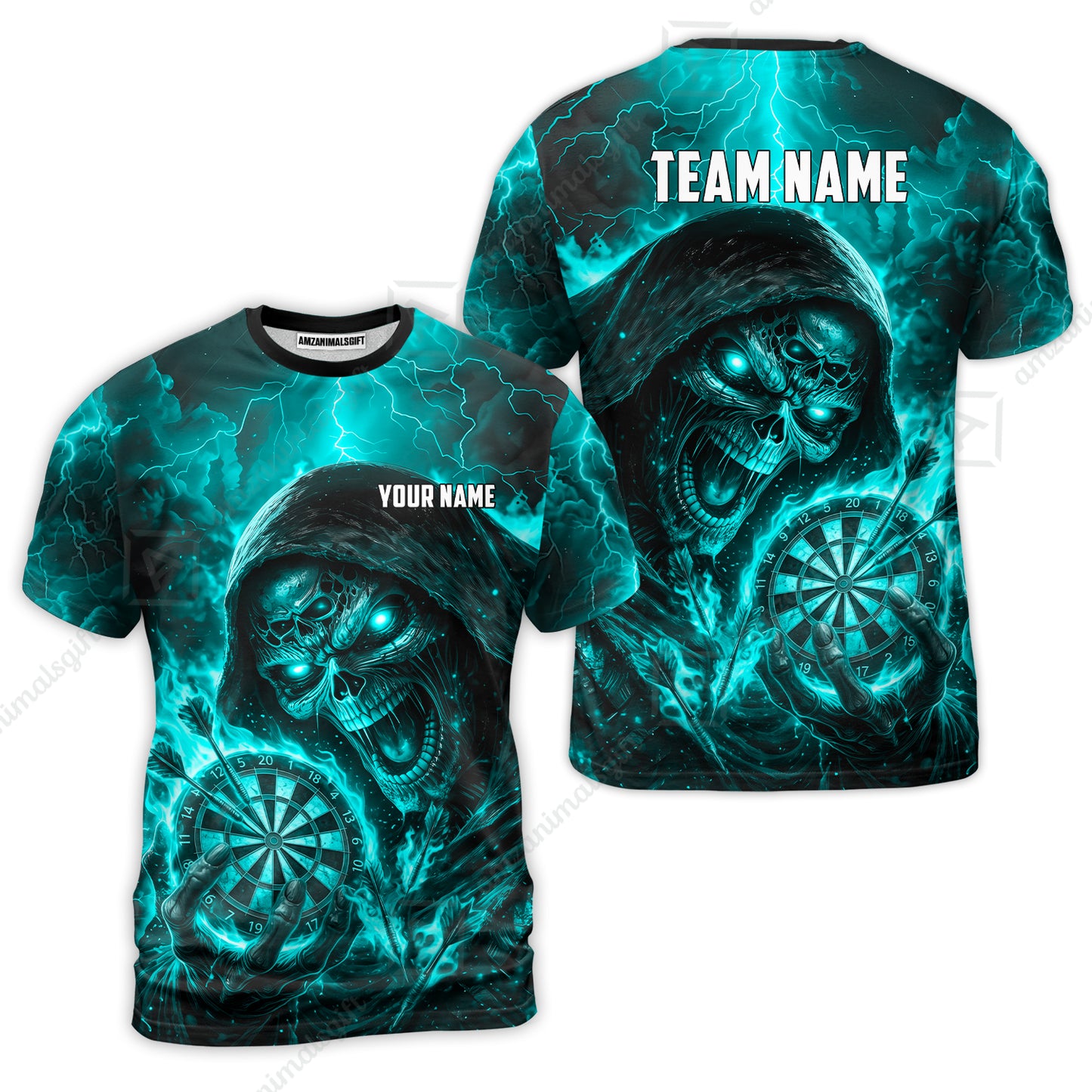 T-Shirt||Turquoise