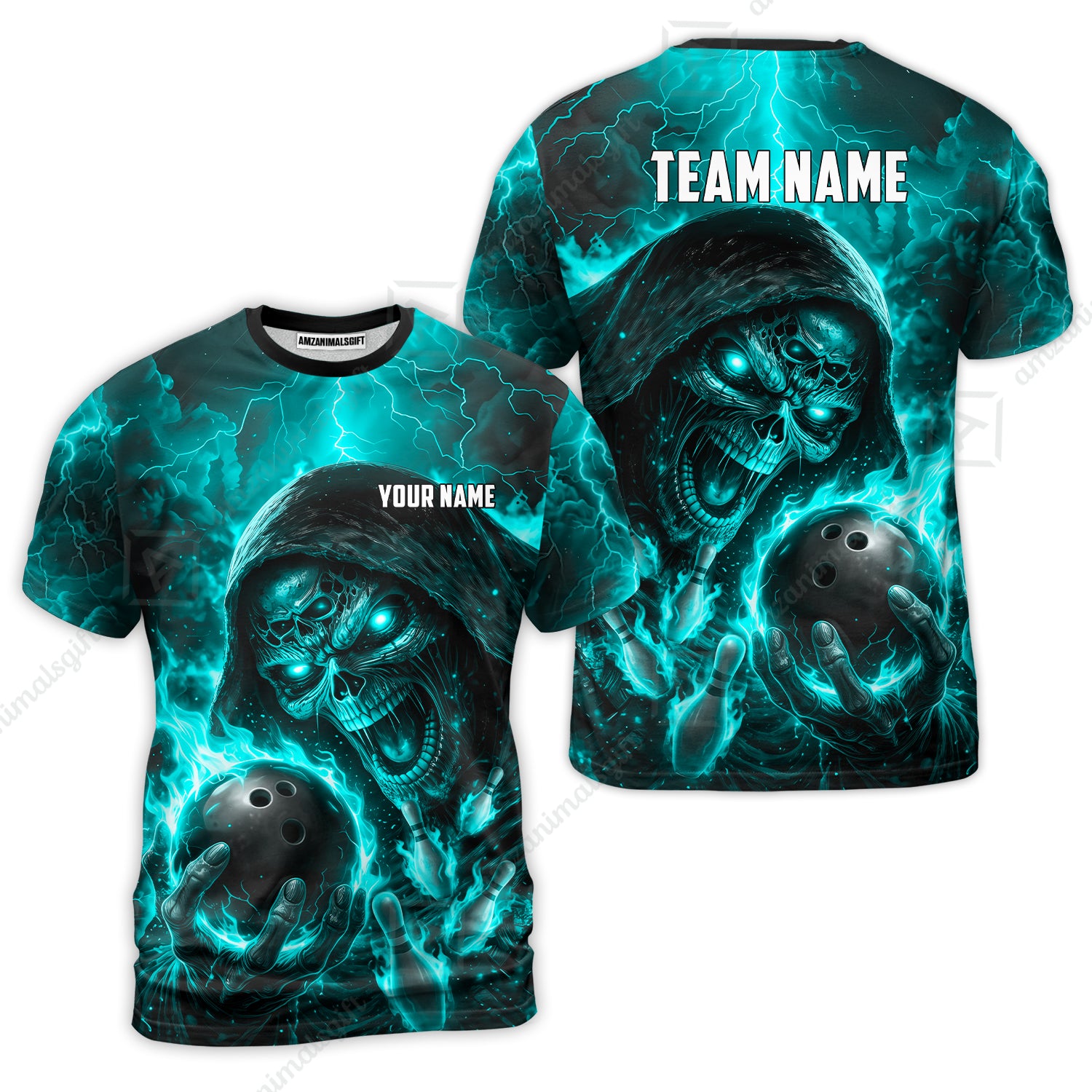 T-Shirt||Turquoise