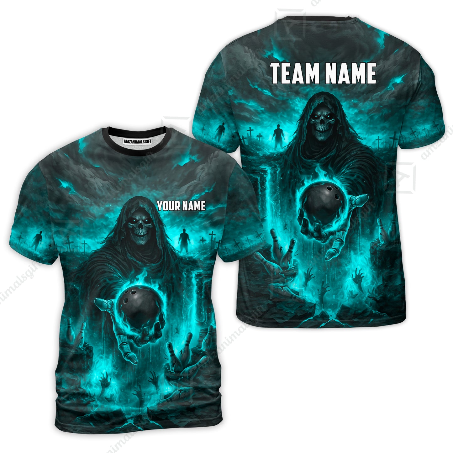 T-Shirt||Turquoise