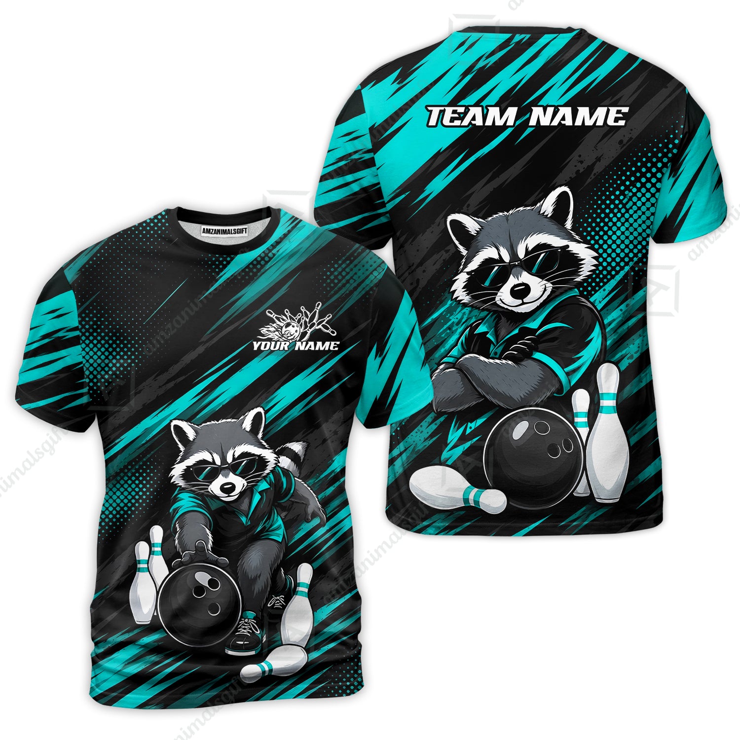 T-Shirt||Turquoise