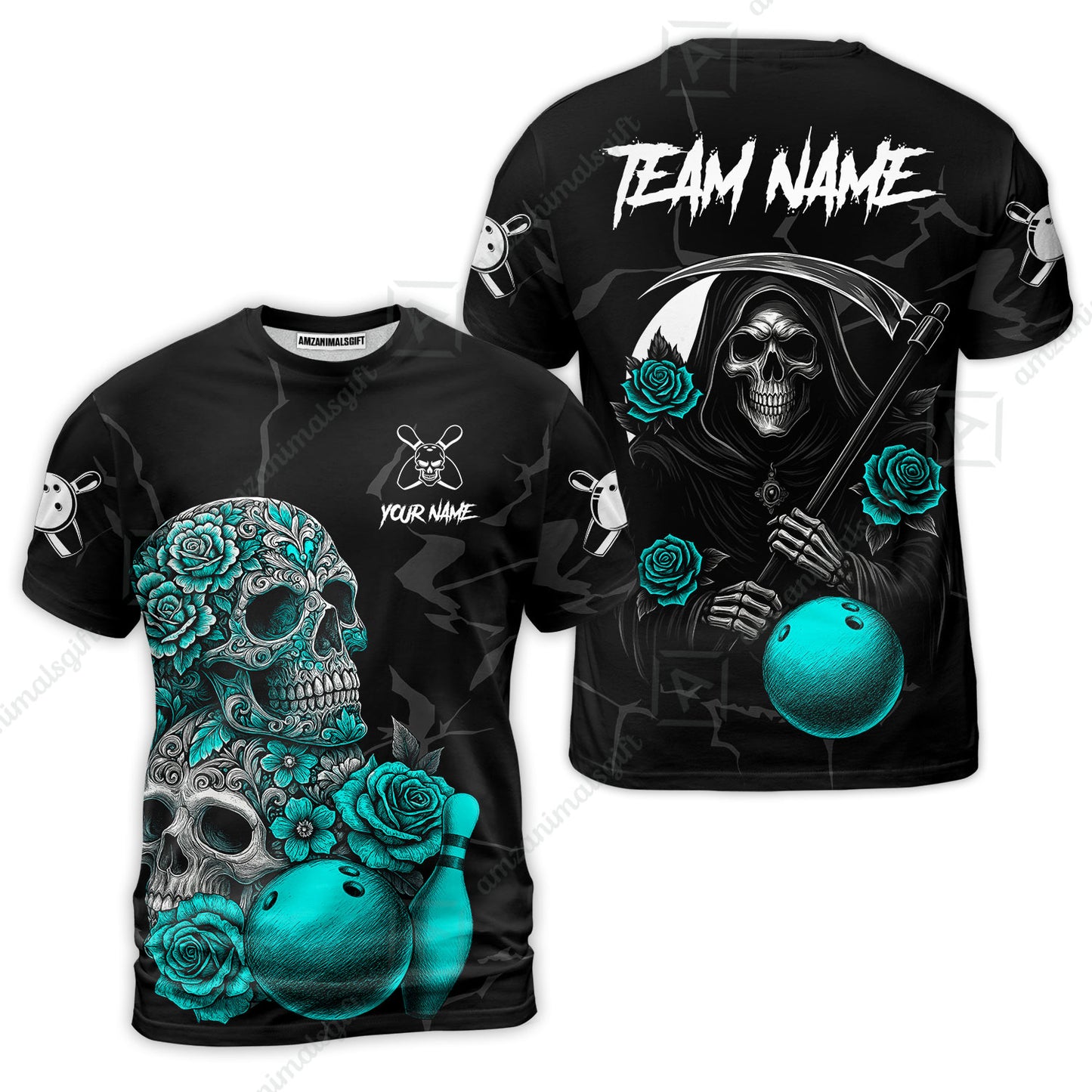 T-Shirt||Turquoise