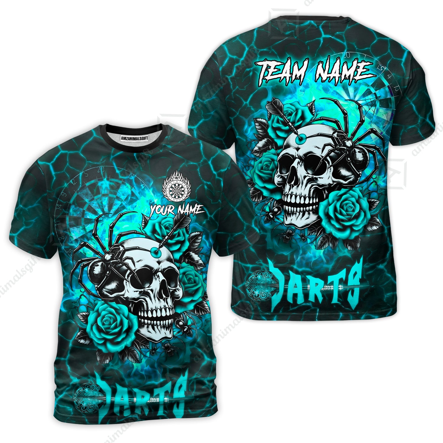 T-Shirt||Turquoise