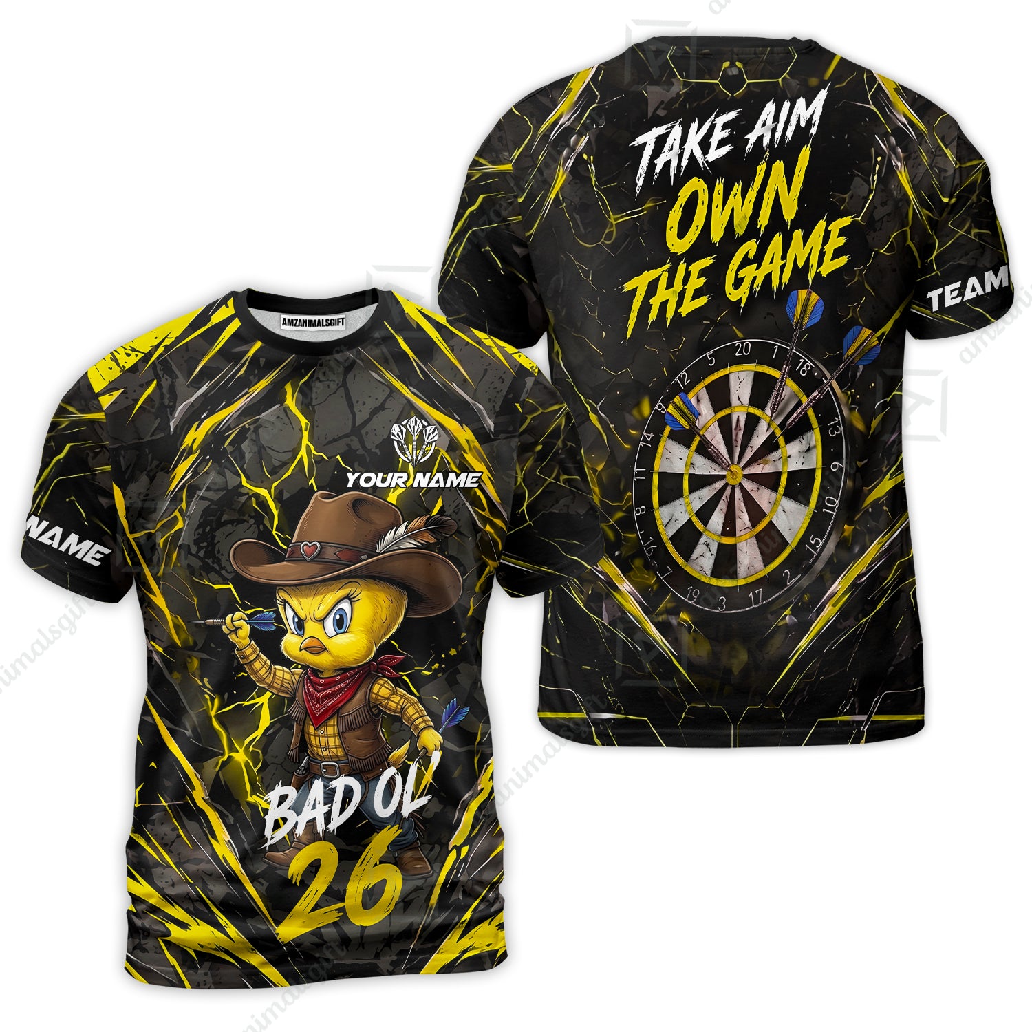 T-Shirt||Yellow