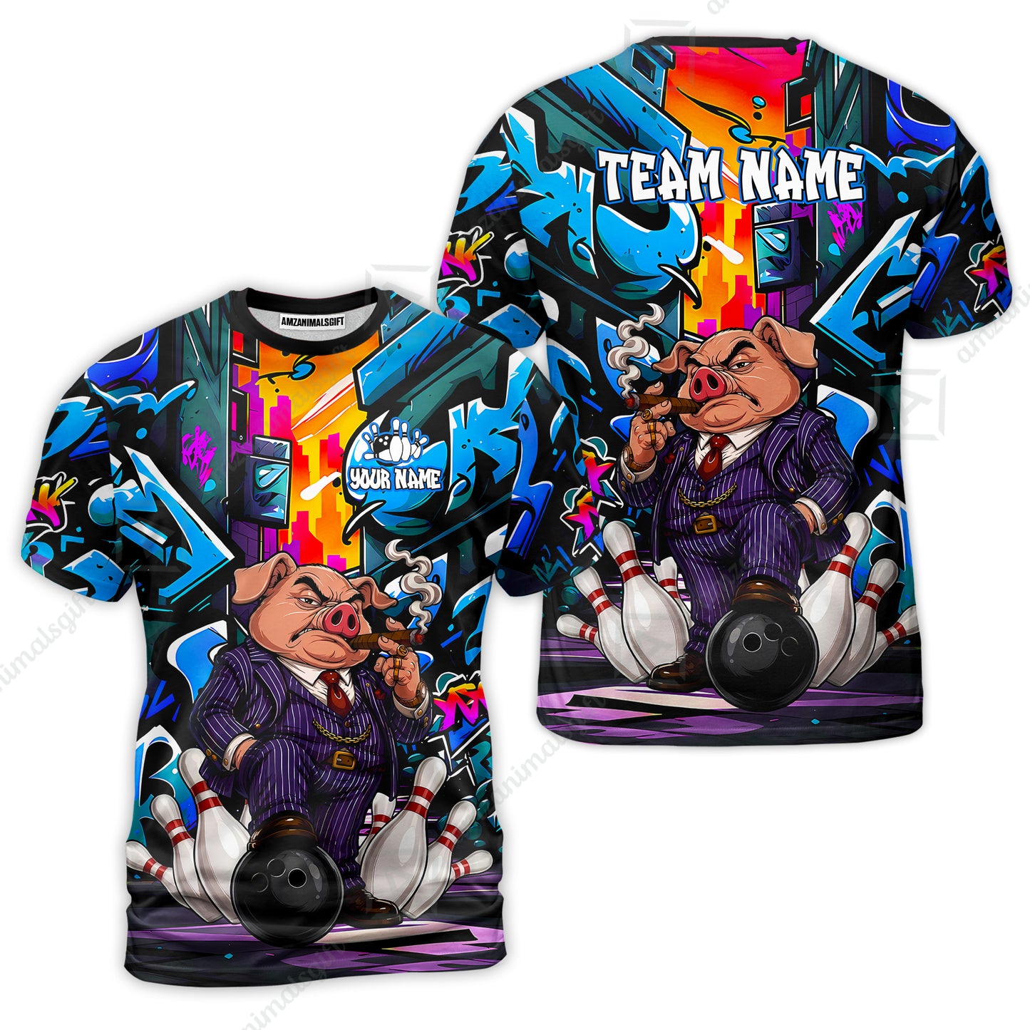 T-Shirt||Blue