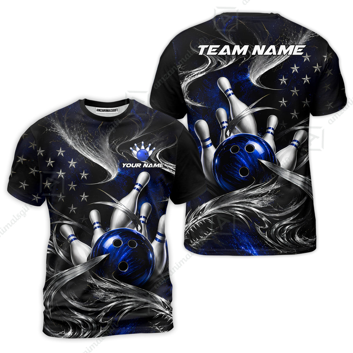 T-Shirt||Blue