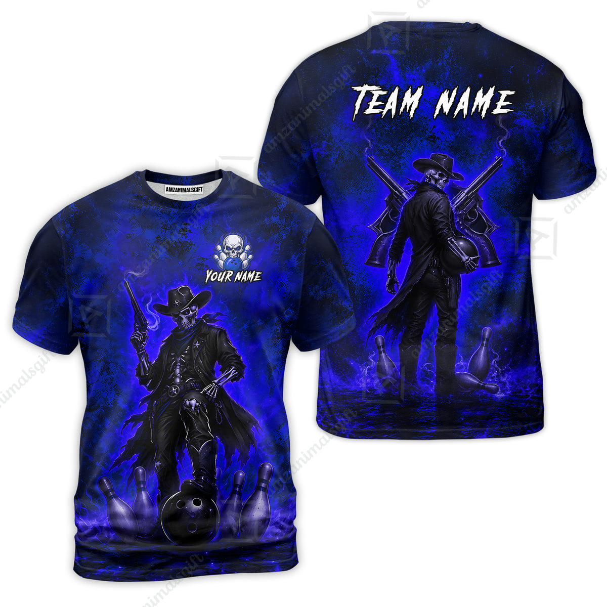 T-Shirt||Blue