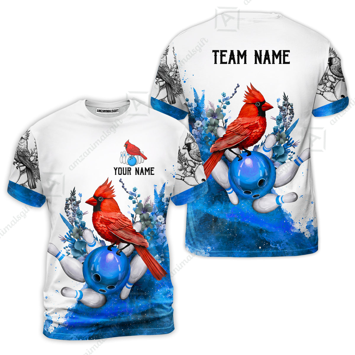 T-Shirt||Blue