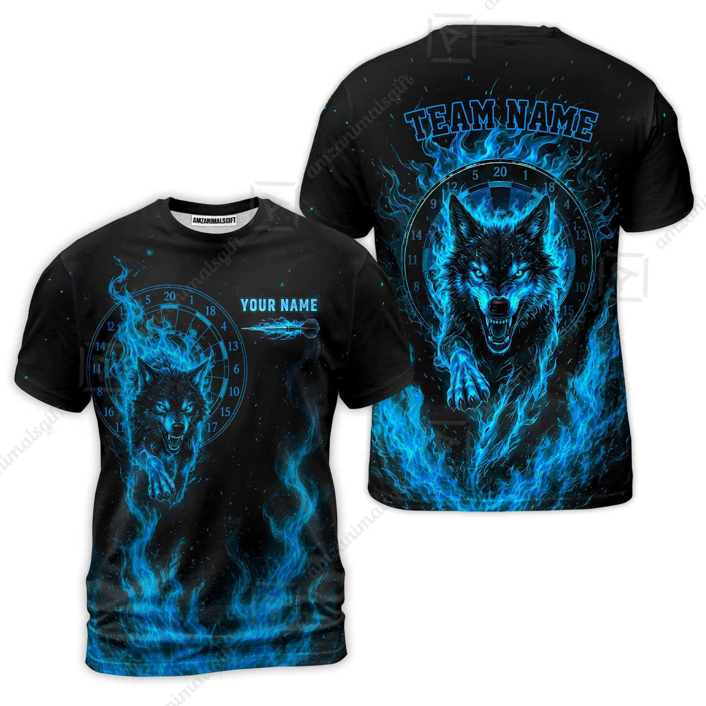 T-Shirt||Blue