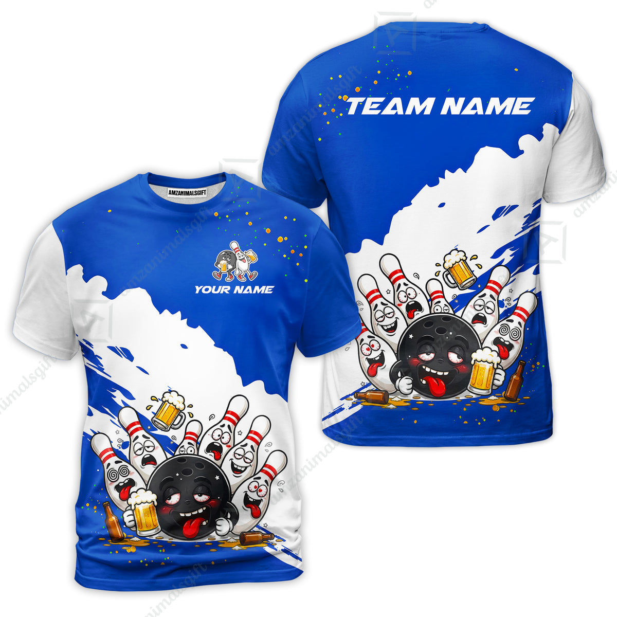 T-Shirt||Blue