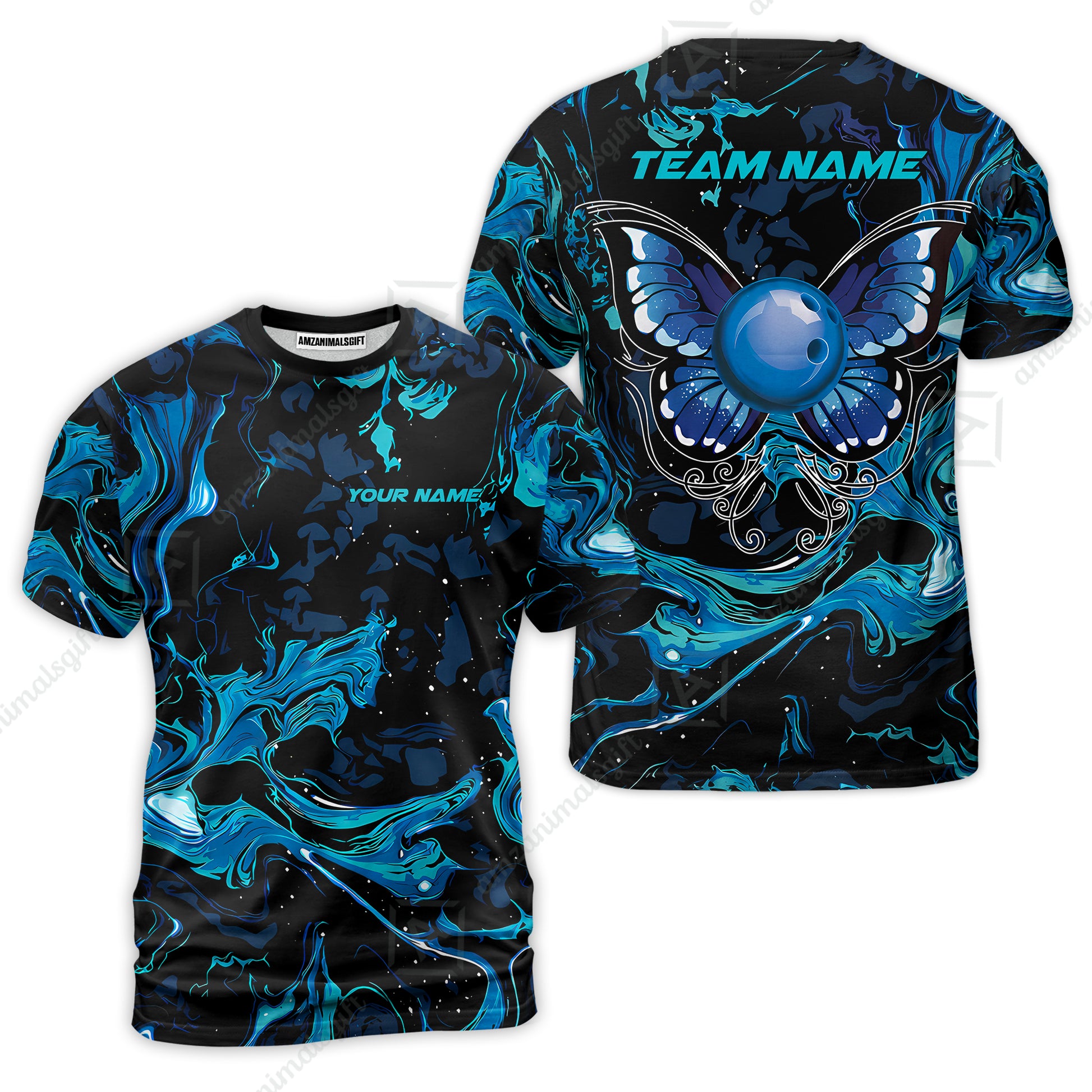 T-Shirt||Blue