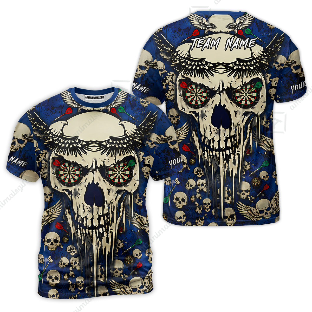 T-Shirt||Blue