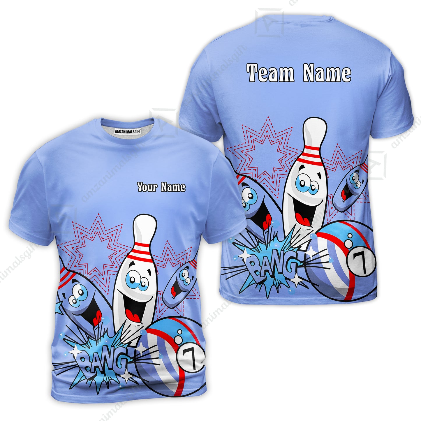T-Shirt||Blue