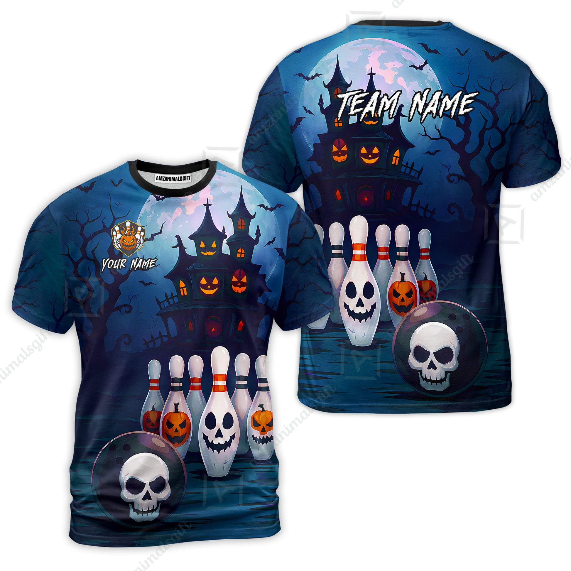 T-Shirt||Blue