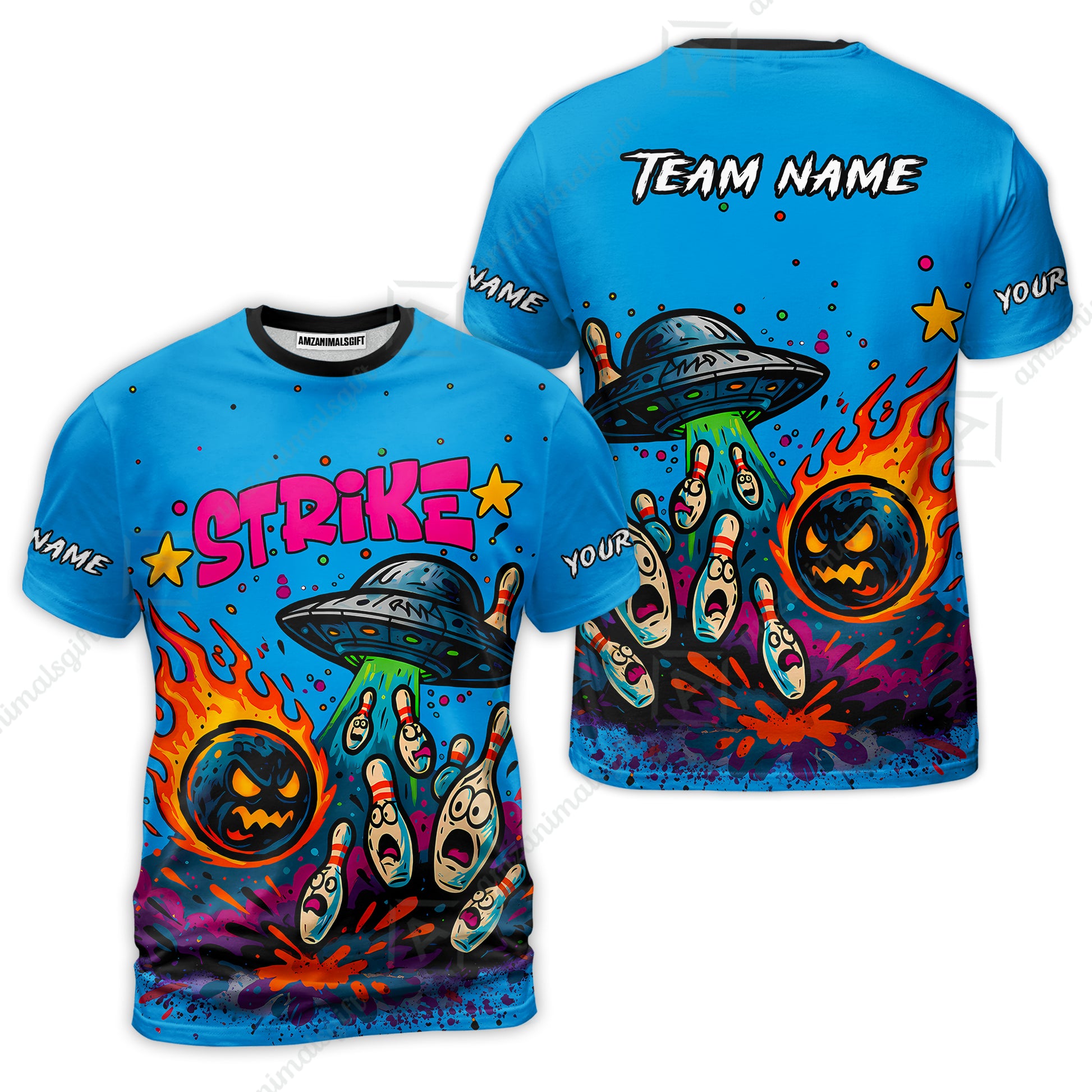 T-Shirt||Blue