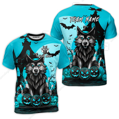 T-Shirt||Cyan