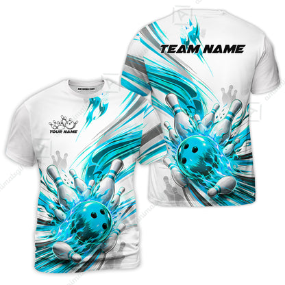 T-Shirt||Cyan