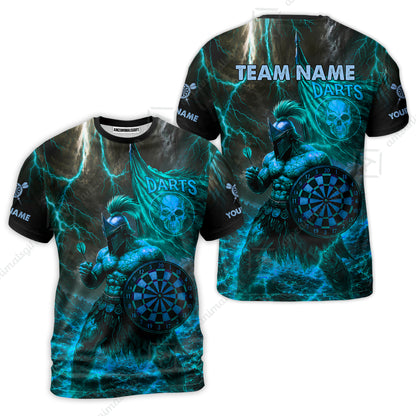T-Shirt||Cyan