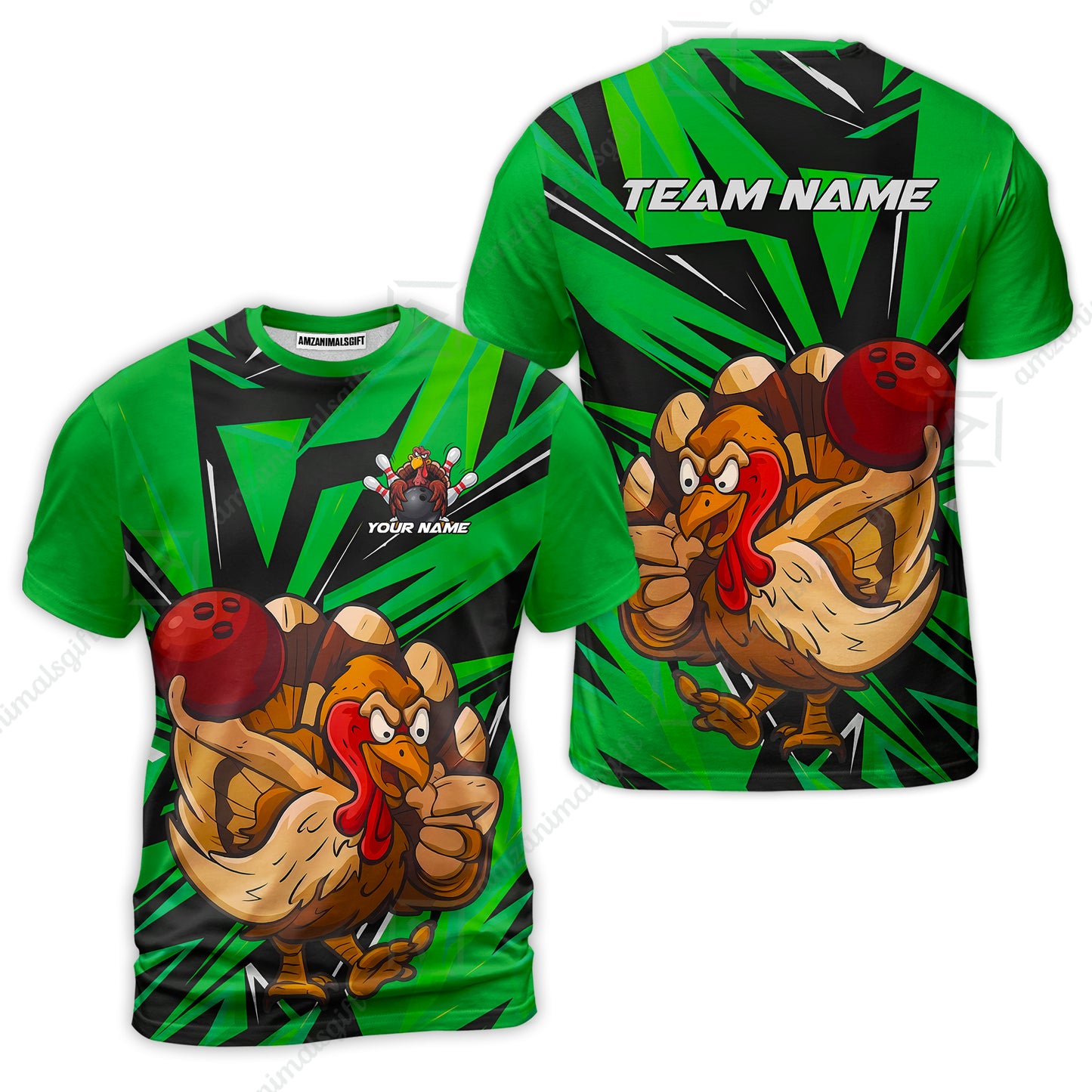 T-Shirt||Green