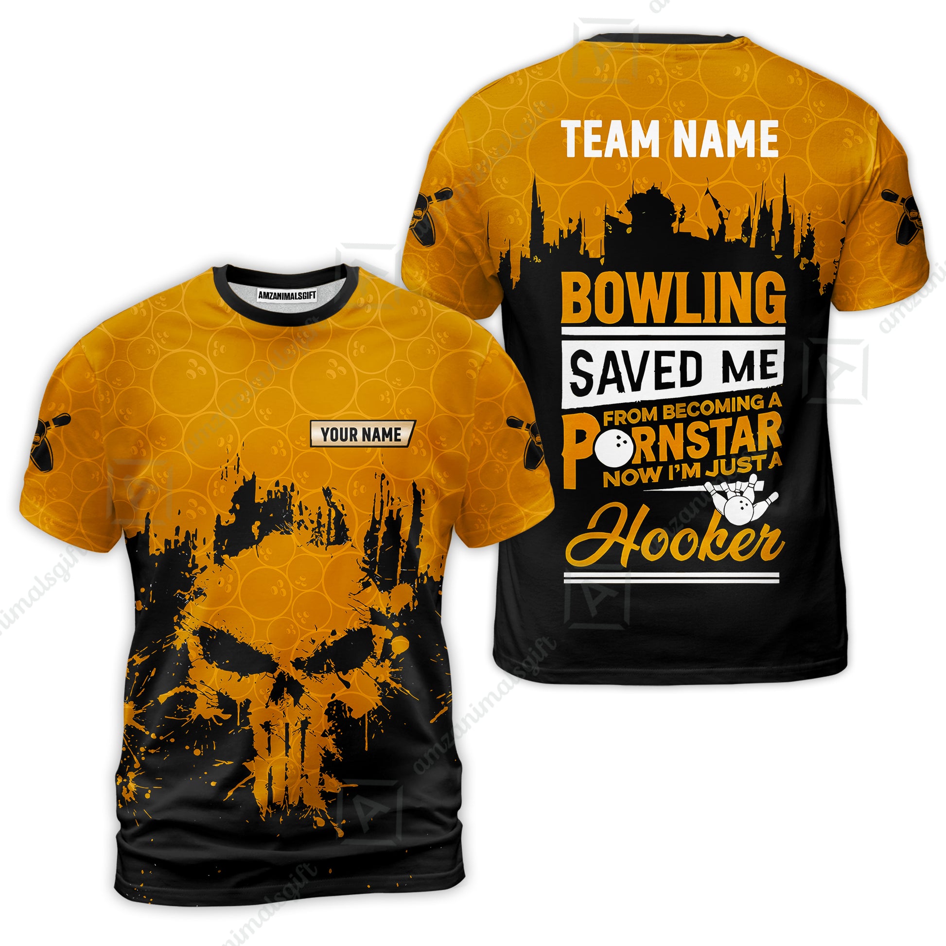 T-Shirt||Orange