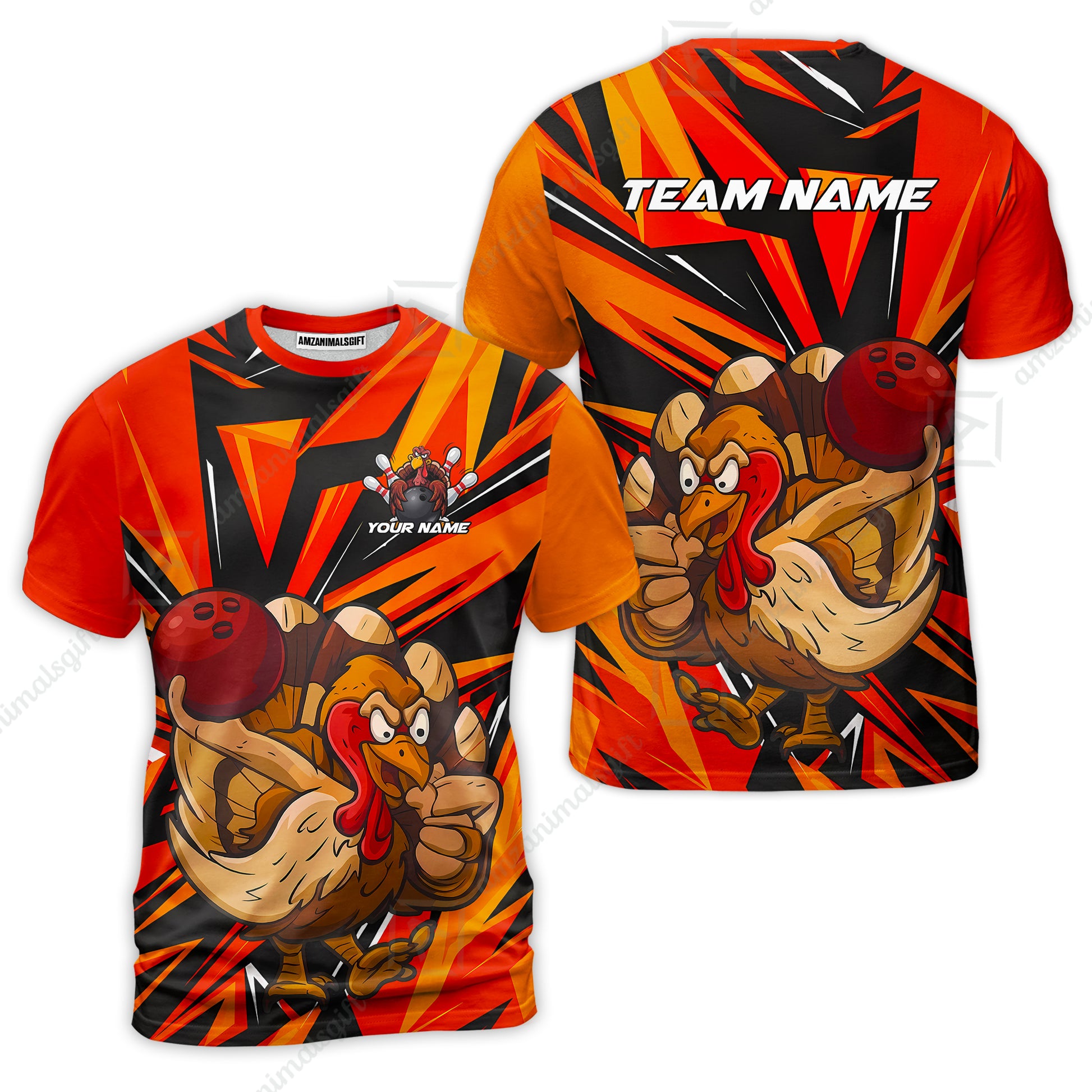 T-Shirt||Orange
