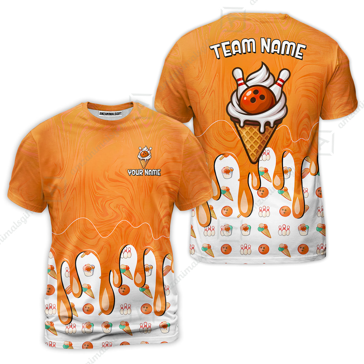 T-Shirt||Orange