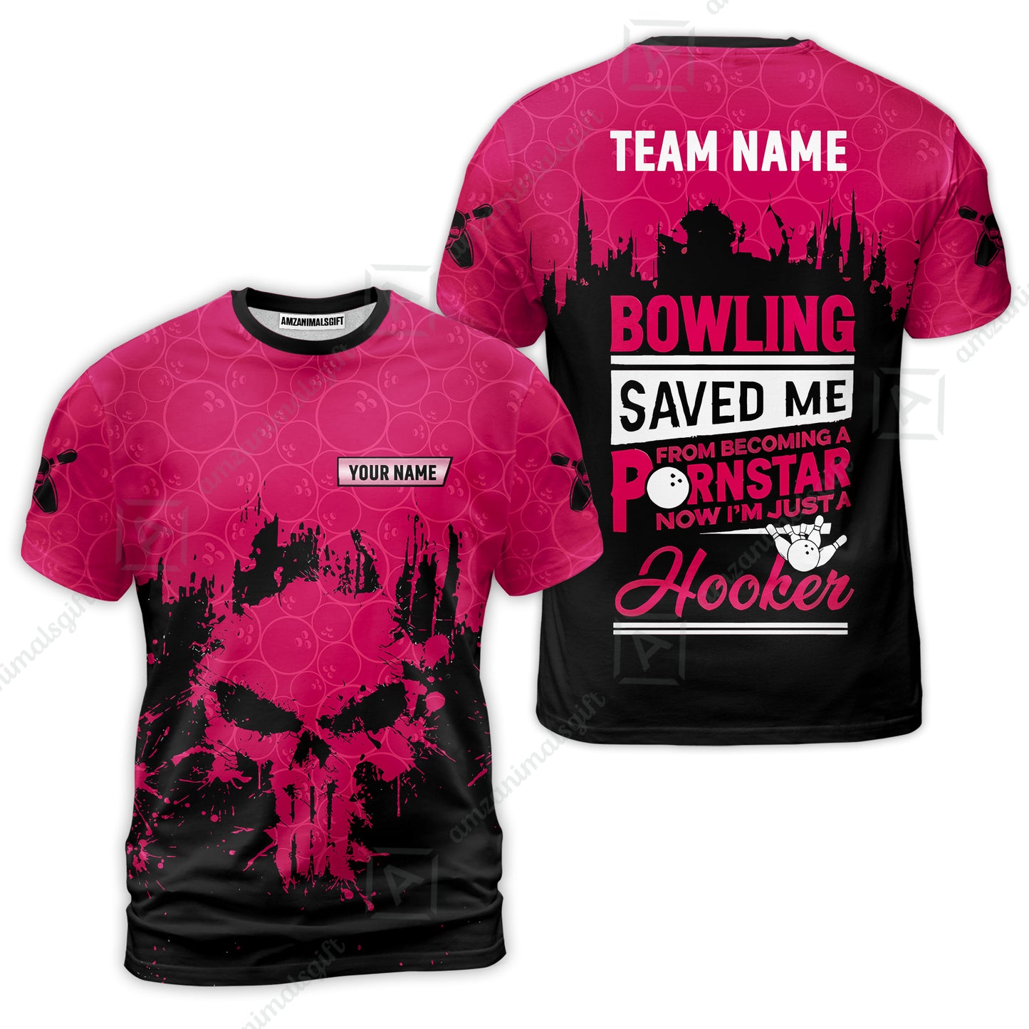 T-Shirt||Pink