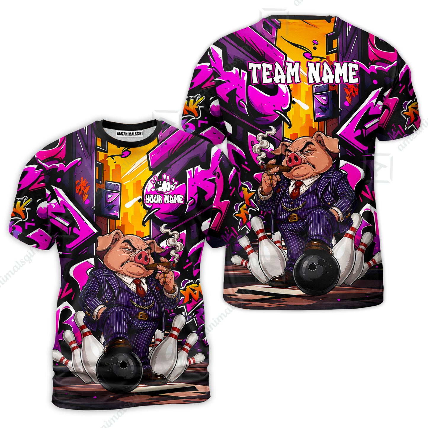 T-Shirt||Purple