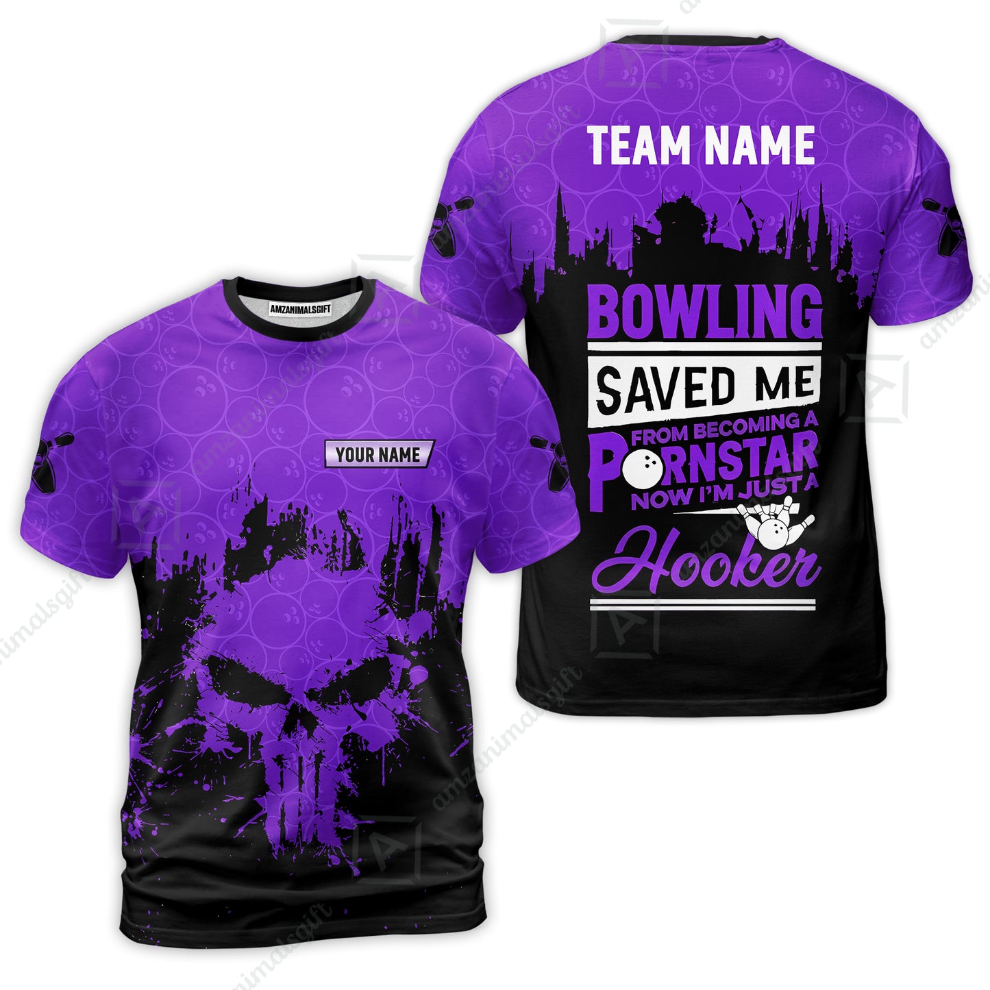 T-Shirt||Purple
