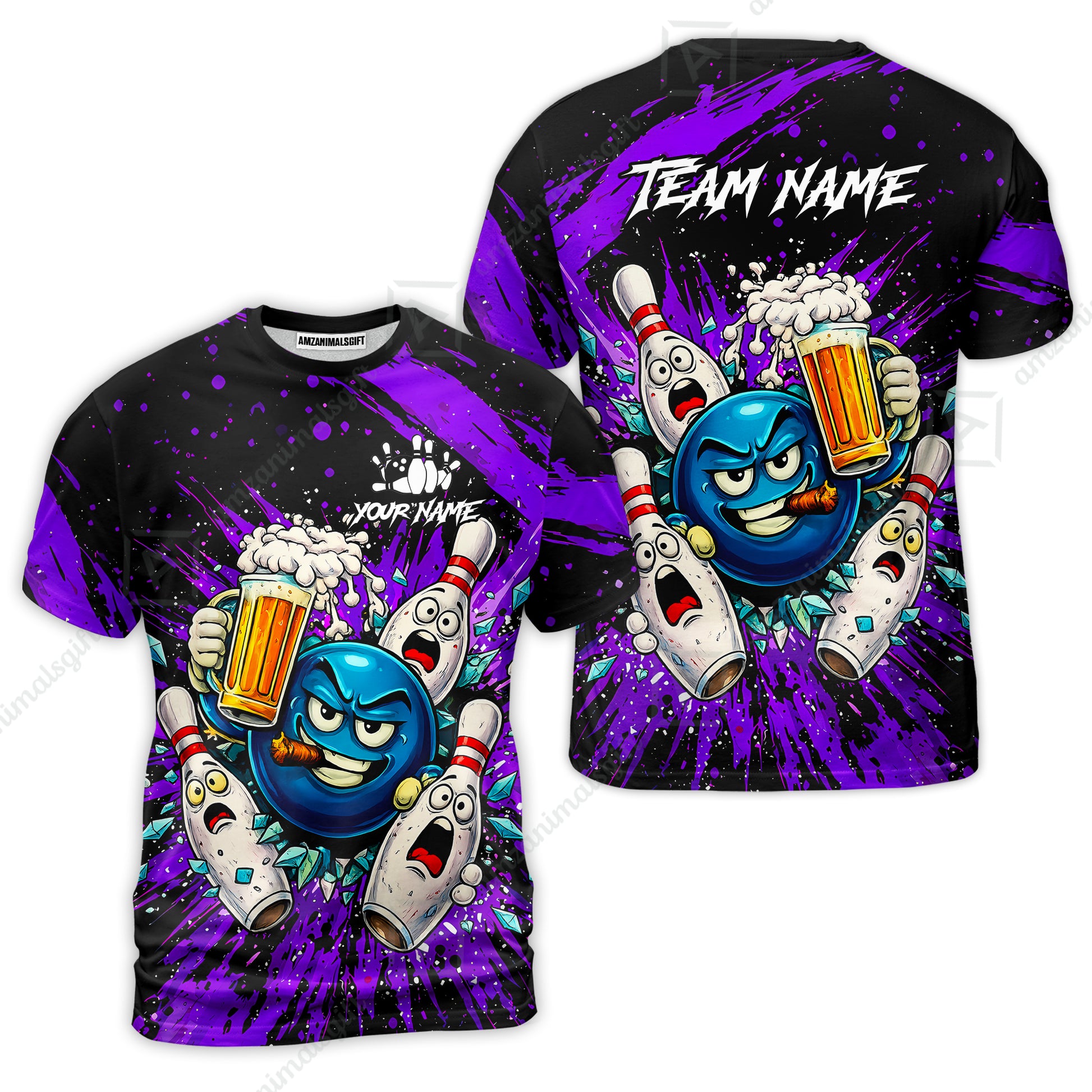 T-Shirt||Purple