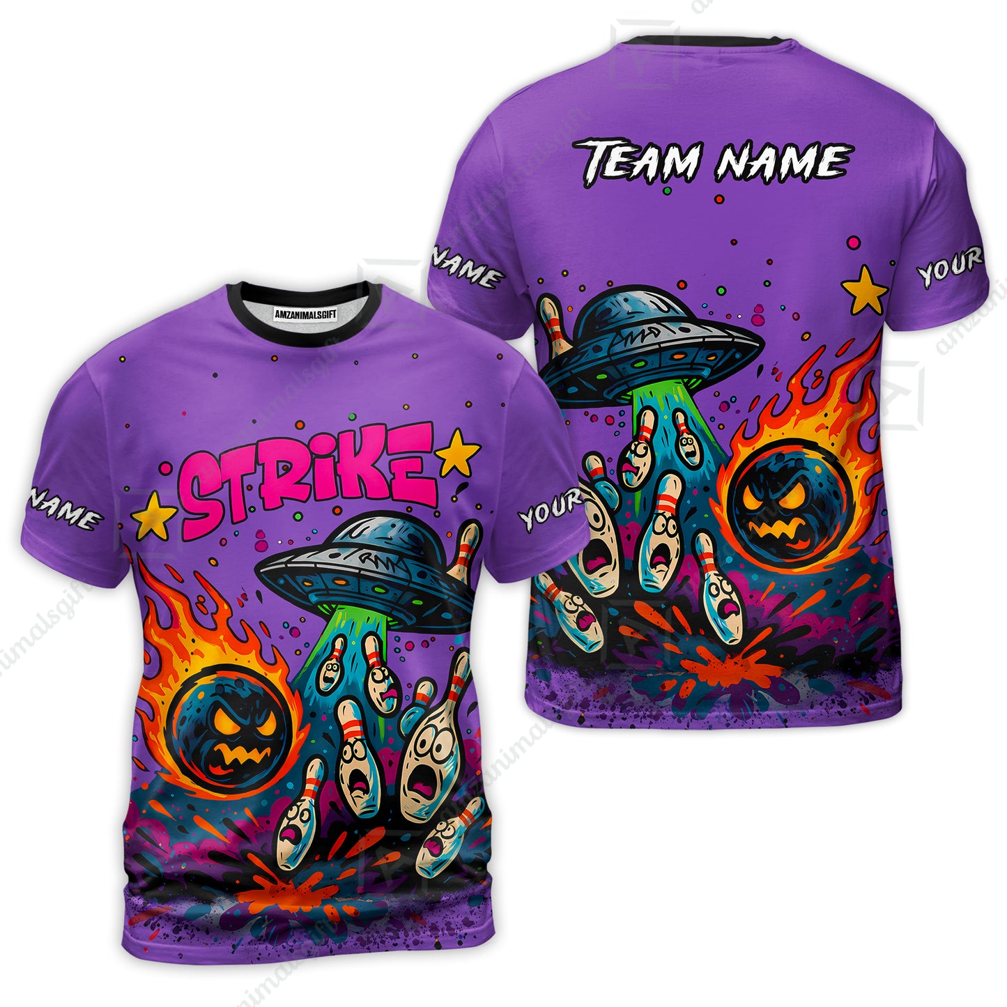 T-Shirt||Purple