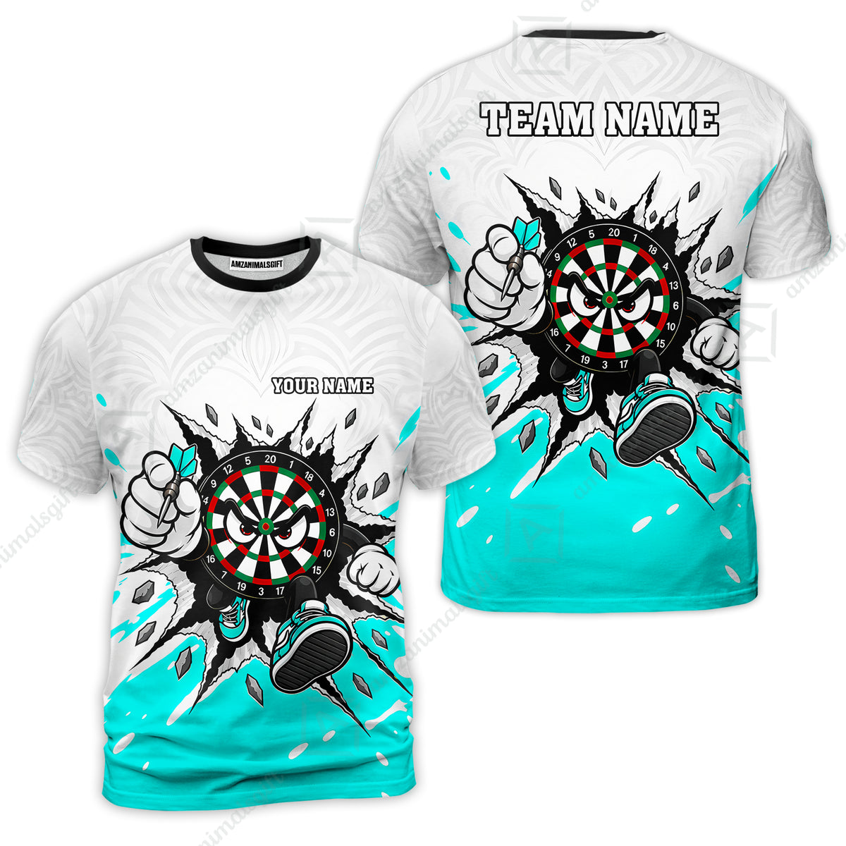 T-Shirt||Turquoise