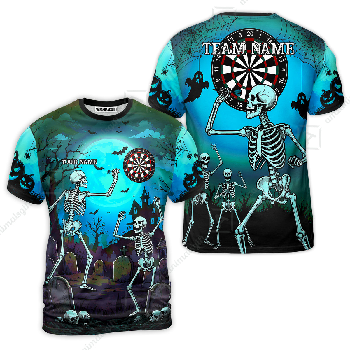 T-Shirt||Turquoise