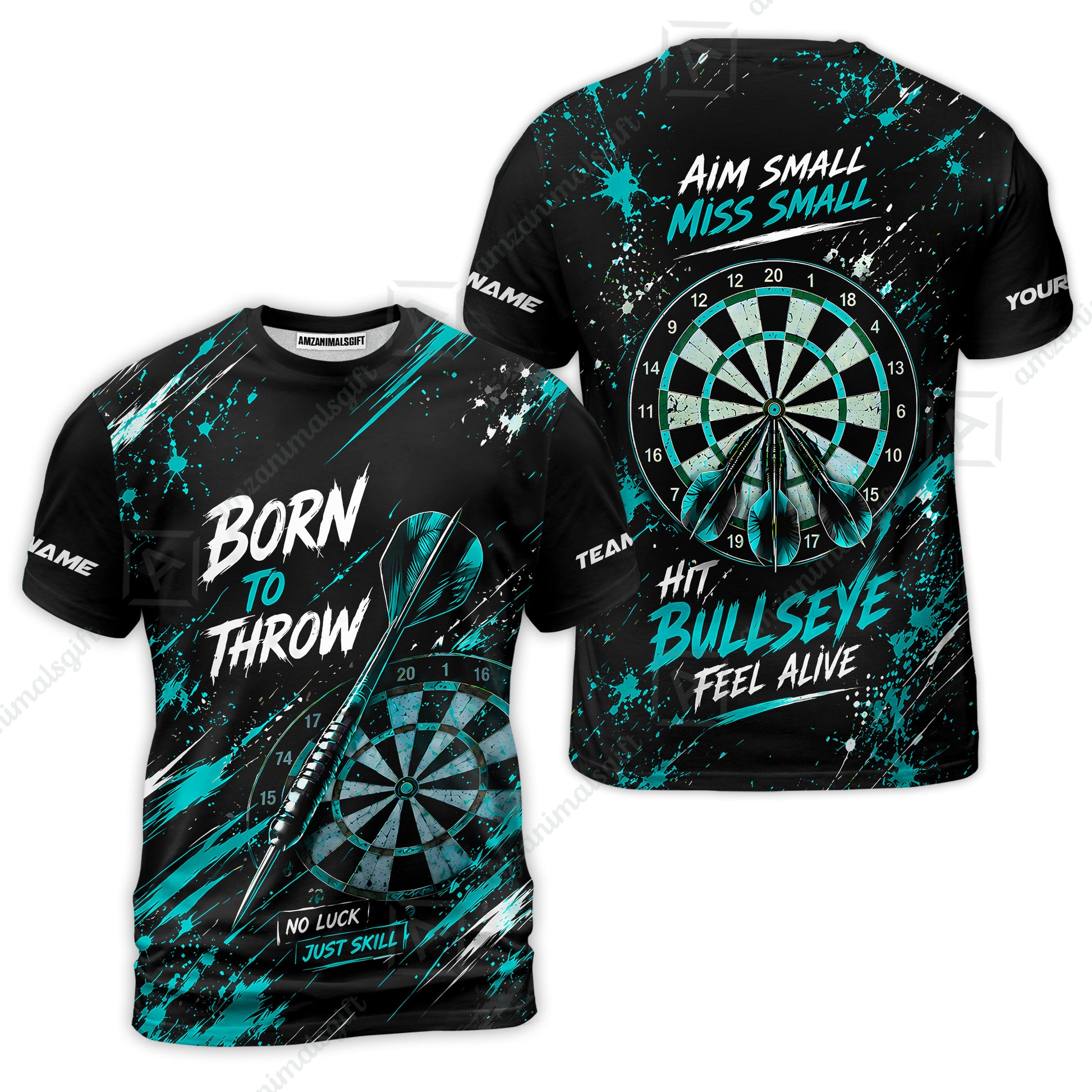 T-Shirt||Turquoise