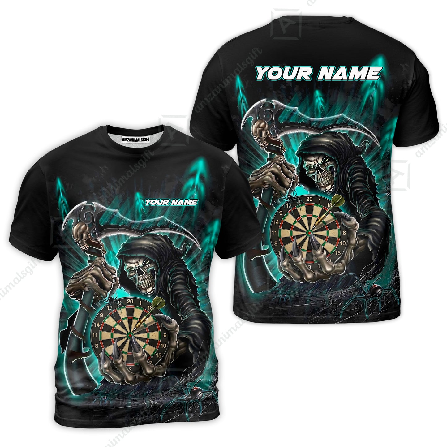 T-Shirt||Turquoise