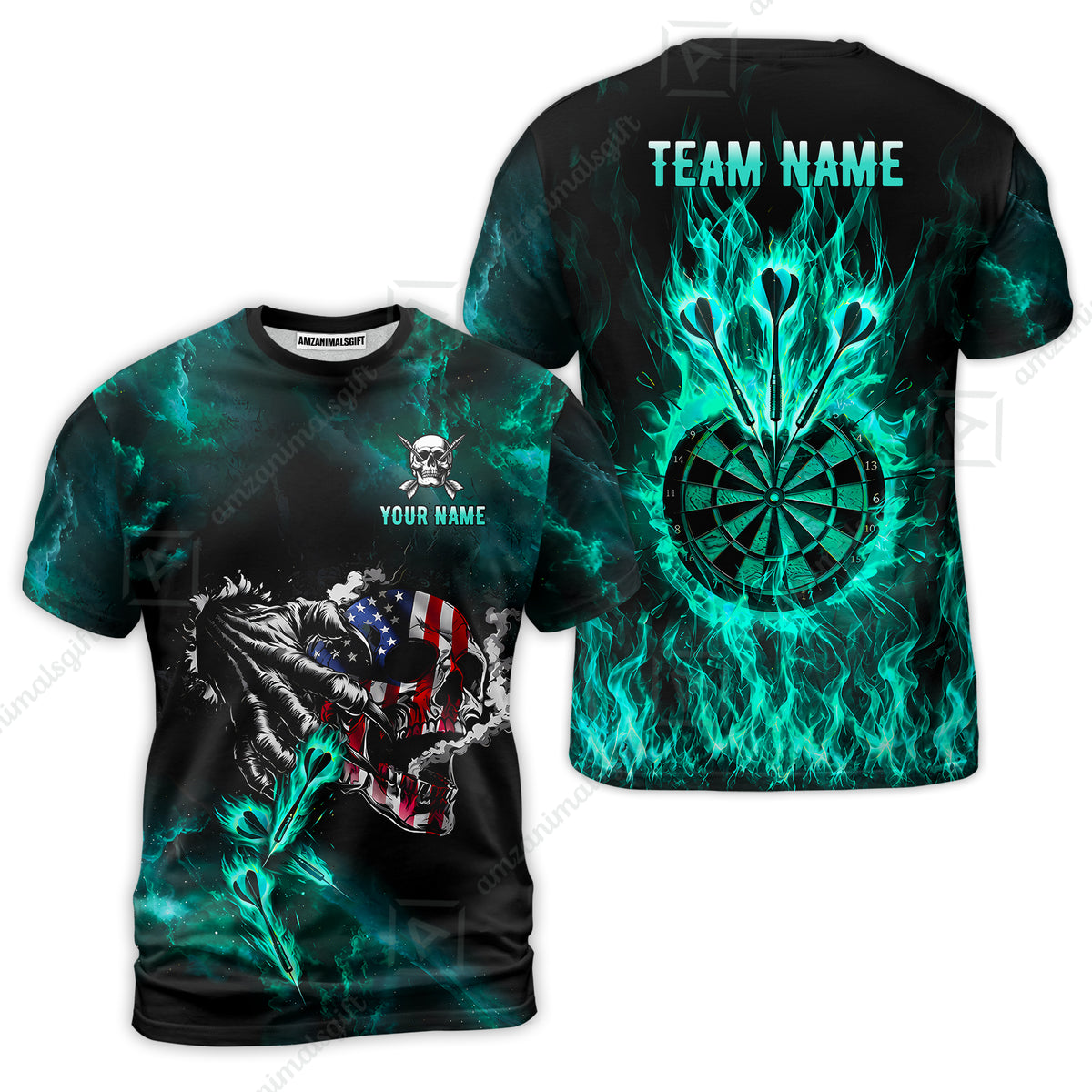 T-Shirt||Turquoise