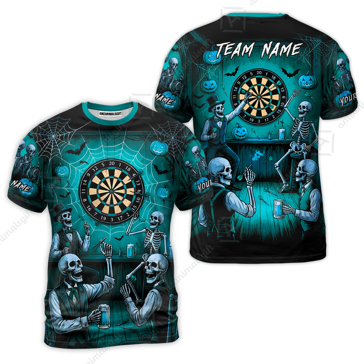 T-Shirt||Turquoise