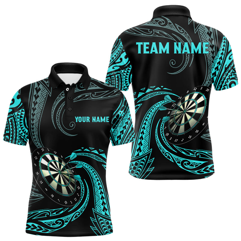 Custom Roll Tribal Darts Team Men Polo Shirts, Darts uniforms Roll Tribal Darts Personalized Name And Team Name