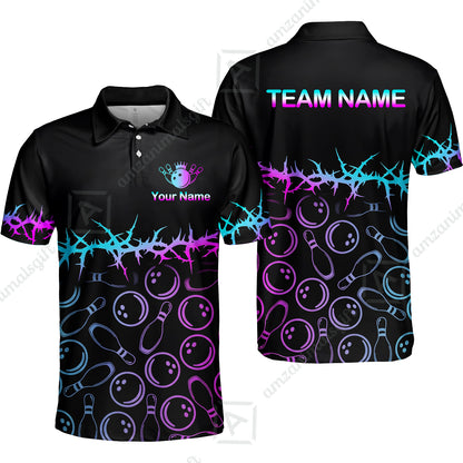Unisex Polo||Blue - Purple