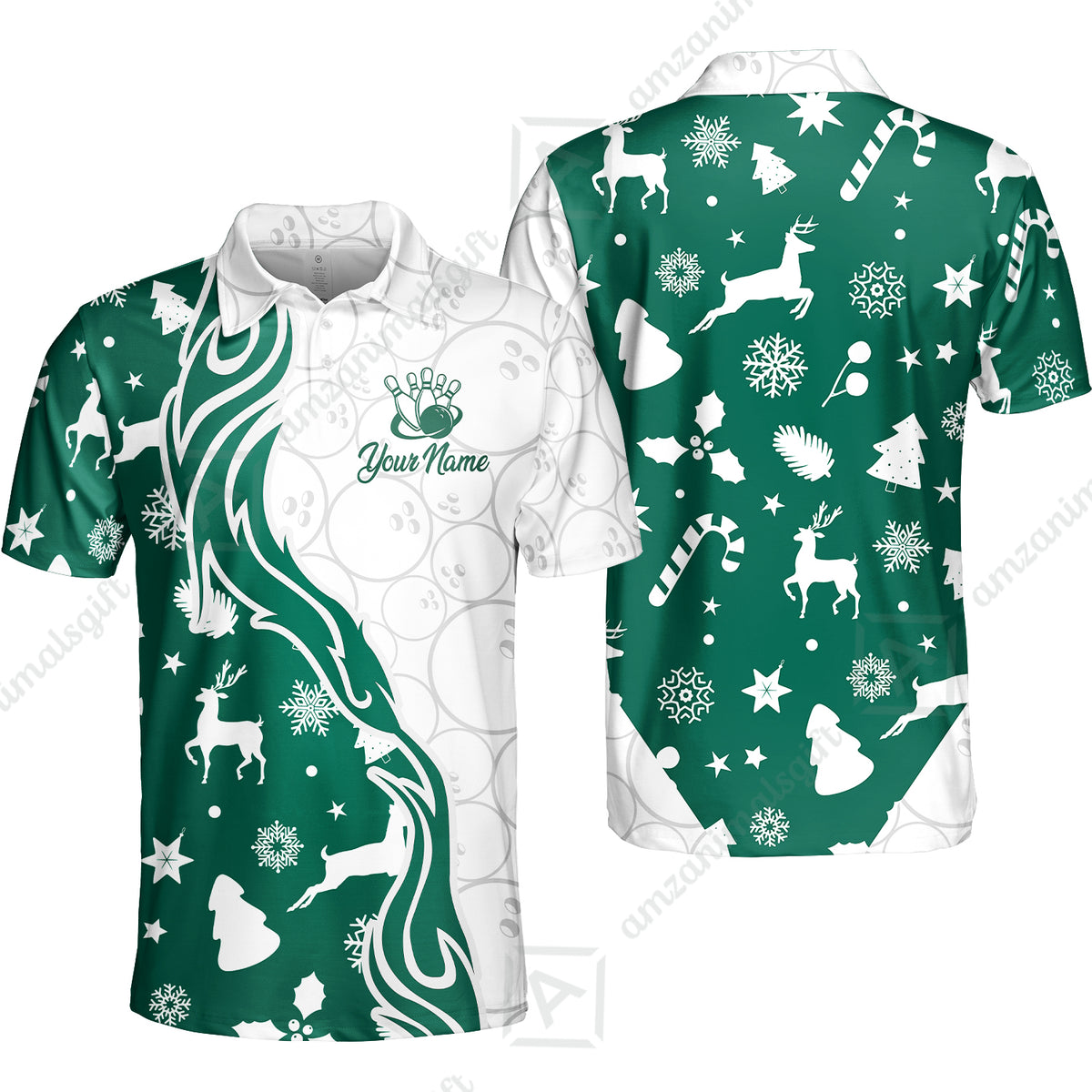 Unisex Polo||Green