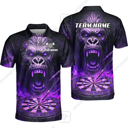 Unisex Polo Shirt||Purple